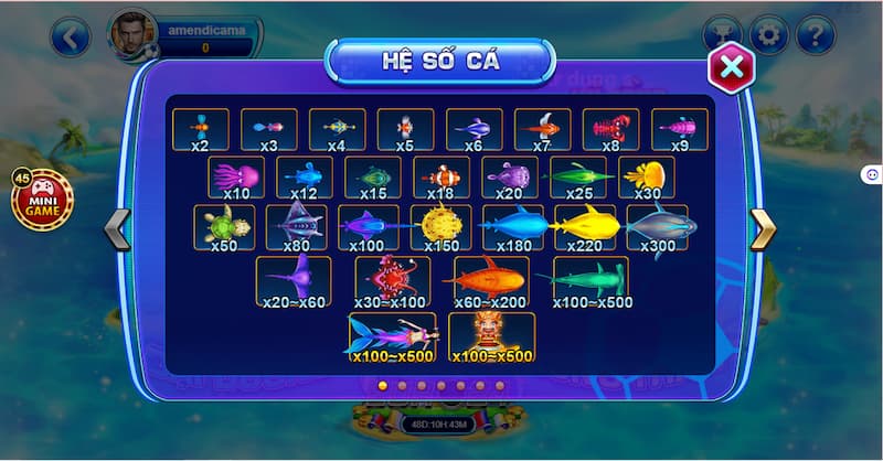 Bắn cá Hit Club: Hướng dẫn cách chơi luôn thắng 4 Nên lựa chọn những con cá vừa tầm bắn